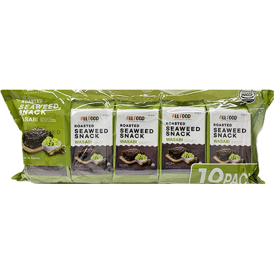 All Food 即食芥末味海苔片(10入)40g