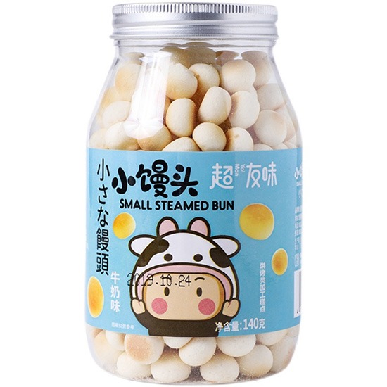 超友味 牛奶味小饅頭(罐)140g