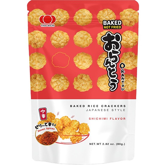 【賞味期08.01.2026】Thai-Nichi 香辣味烘焙米菓80g