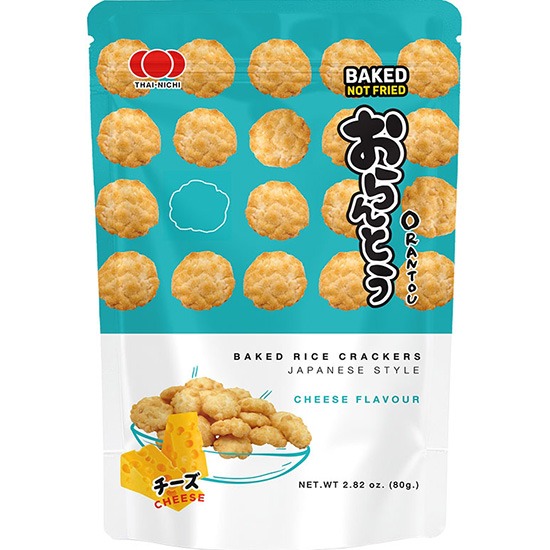 【賞味期08.01.2026】Thai-Nichi 芝士味烘焙米菓80g
