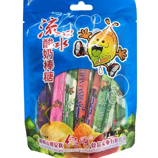 流口水 酸奶棒棒糖120g