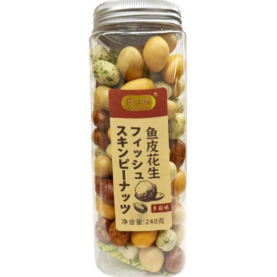 隆萬禧 多彩魚皮花生240g