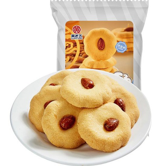 黃老五 巴旦木堅果曲奇85g