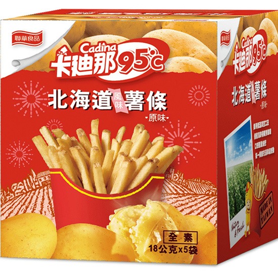 卡迪那 經典原味薯條(5入)90g