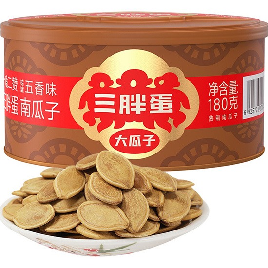 三胖蛋 五香味南瓜籽180g