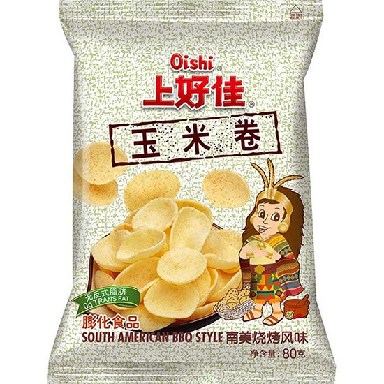 上好佳 南美燒烤風味玉米卷80g