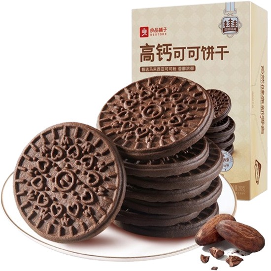良品鋪子 高鈣可可餅乾200g