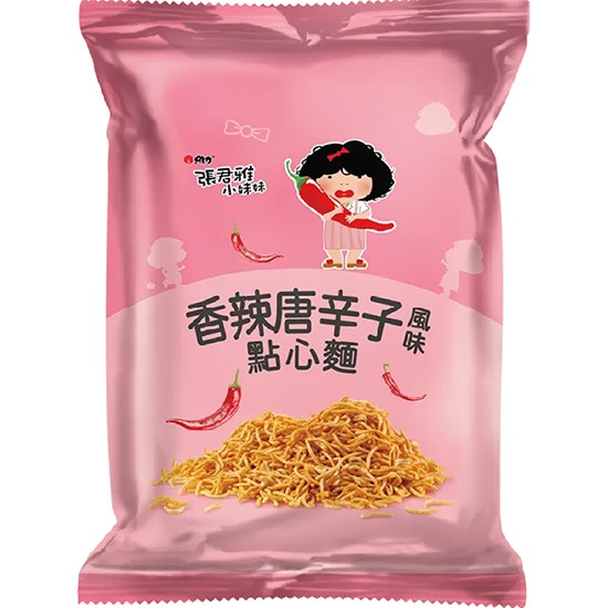 張君雅 香辣唐辛子風味點心麵(台灣版)75g