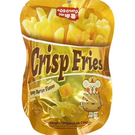 嘟嘟薯 蜂蜜黃油味薯條(5入)100g