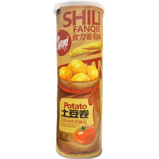 閩男 番茄味土豆捲(桶)76g