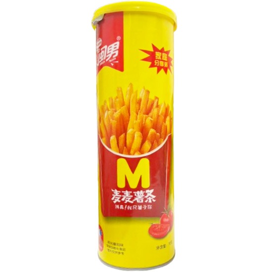 閩男 番茄味麥麥薯條(桶)70g