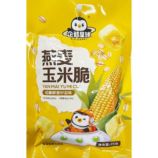 企鵝星球 燕麥玉米脆26g
