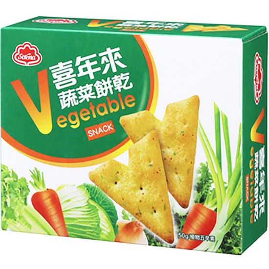 喜年來 蔬菜餅乾50g