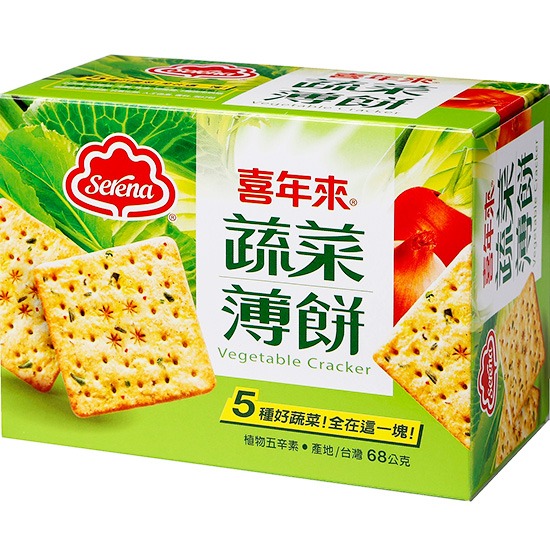 喜年來 蔬菜薄餅68g