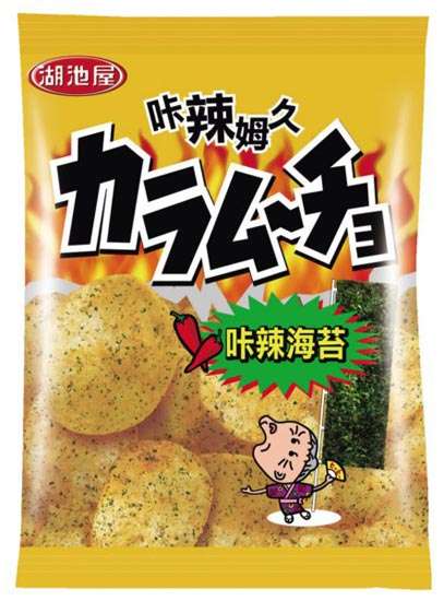 湖池屋 卡辣姆久 卡辣海苔58.5g