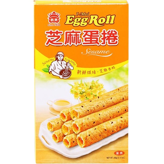 義美 芝麻蛋卷60g