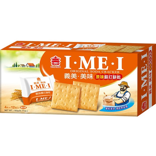 義美 美味原味蘇打餅乾192g IM Original Soda Cracker 192g