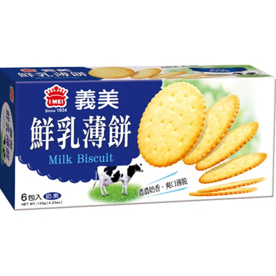 義美 鮮乳薄餅 (6p)120g