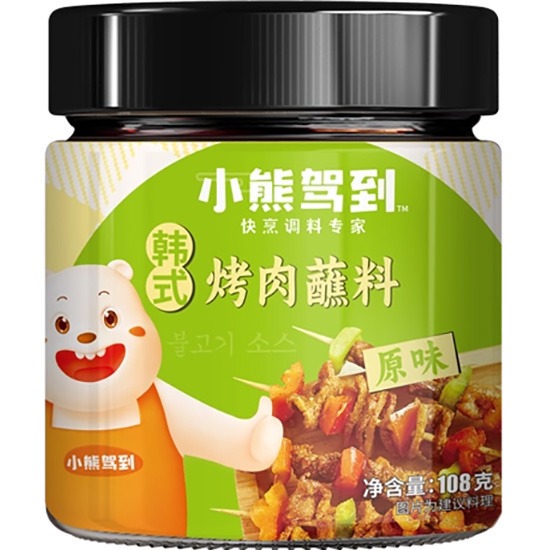 小熊駕到 原味韓式烤肉蘸料108g