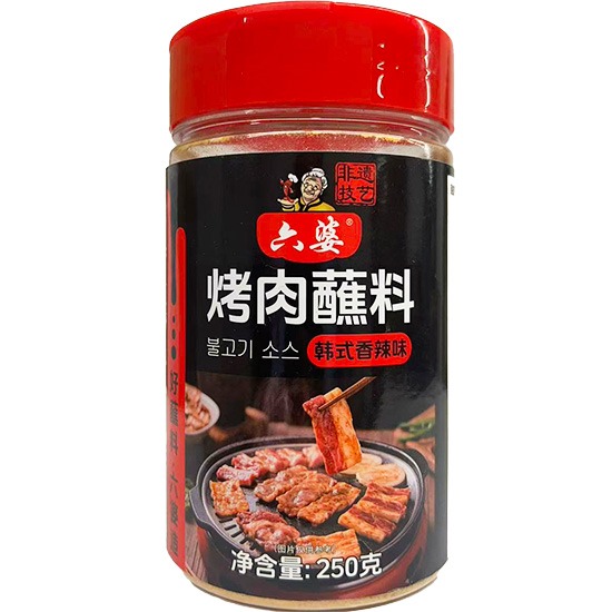 六婆 韓式香辣味烤肉蘸料250g
