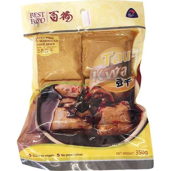 百福 冷藏五香豆乾300g BF Extra Firm Tofu Marinated in Five Spice 300g