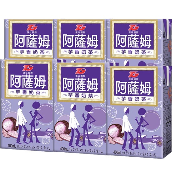 阿薩姆 芋香奶茶400ml*6p